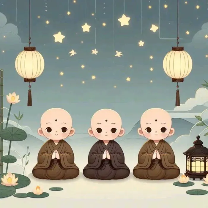 chú tiểu dễ thương