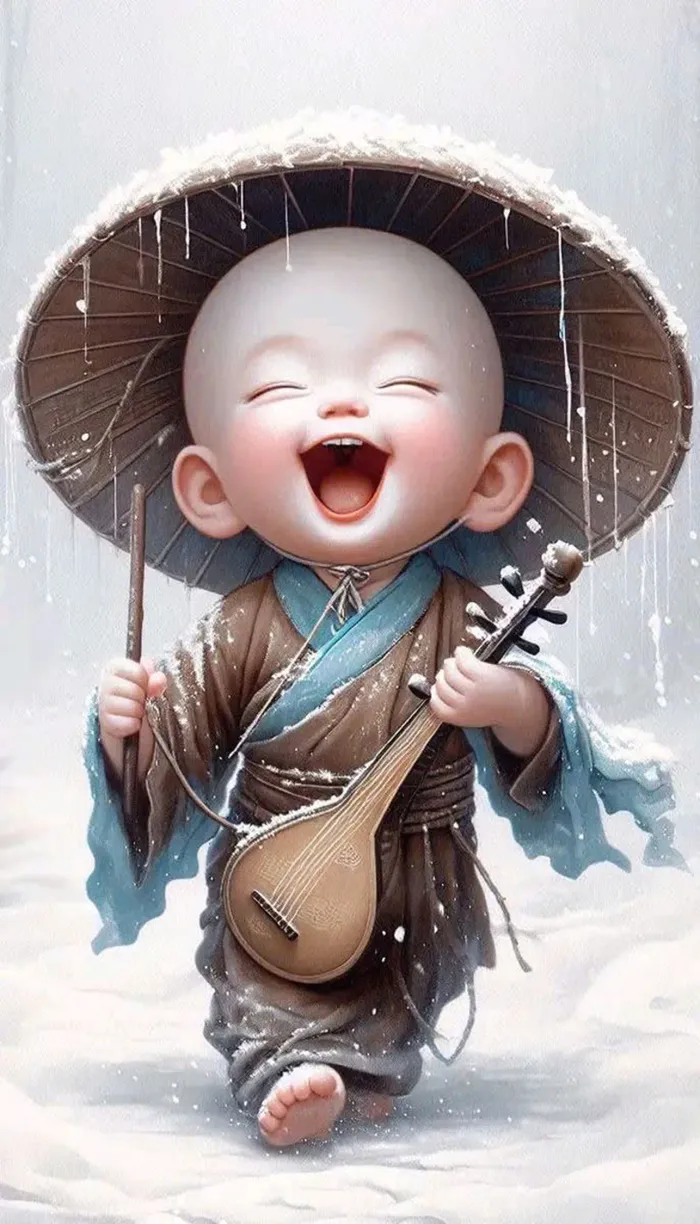 chú tiểu ngồi thiền ảnh