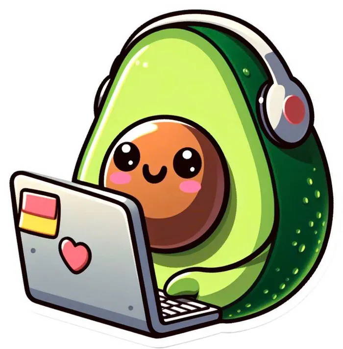 dễ thương hình nền điện thoại trái bơ cute