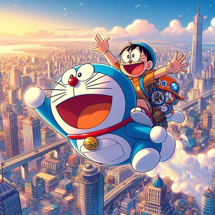 doraemon và nobita cute