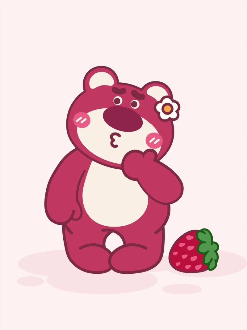 gấu dâu chibi làm ảnh đại diện