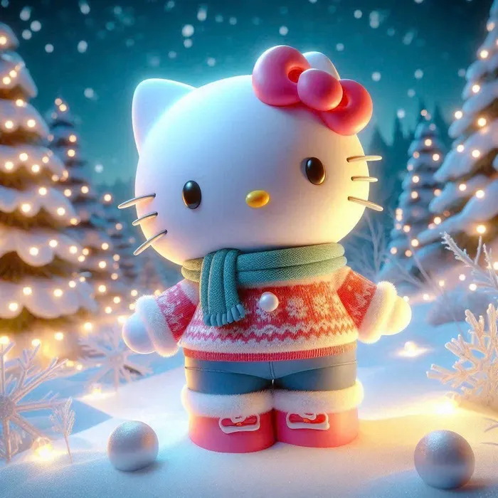 hello kitty ảnh dễ thương