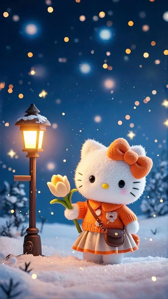 hello kitty mùa đông