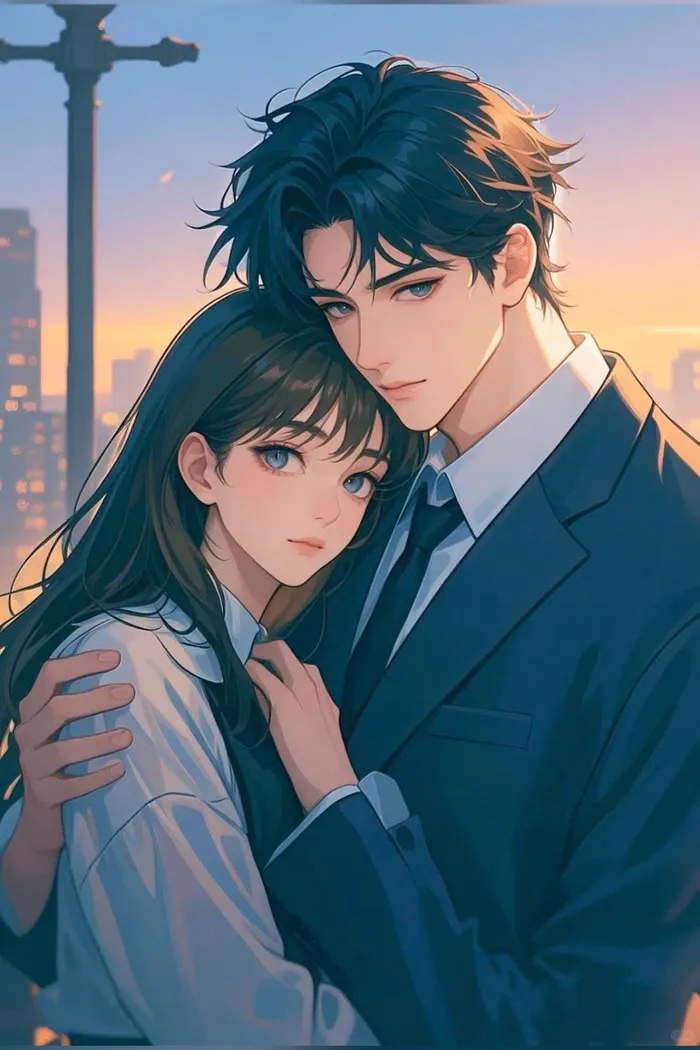 hình ảnh anime cặp đôi cute