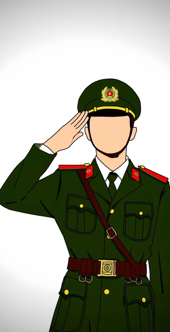 hình ảnh chú bộ đội