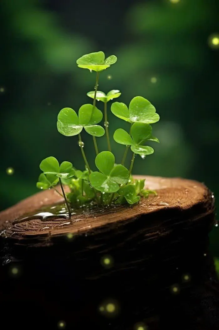 hình ảnh cỏ 4 la may mắn avatar đẹp