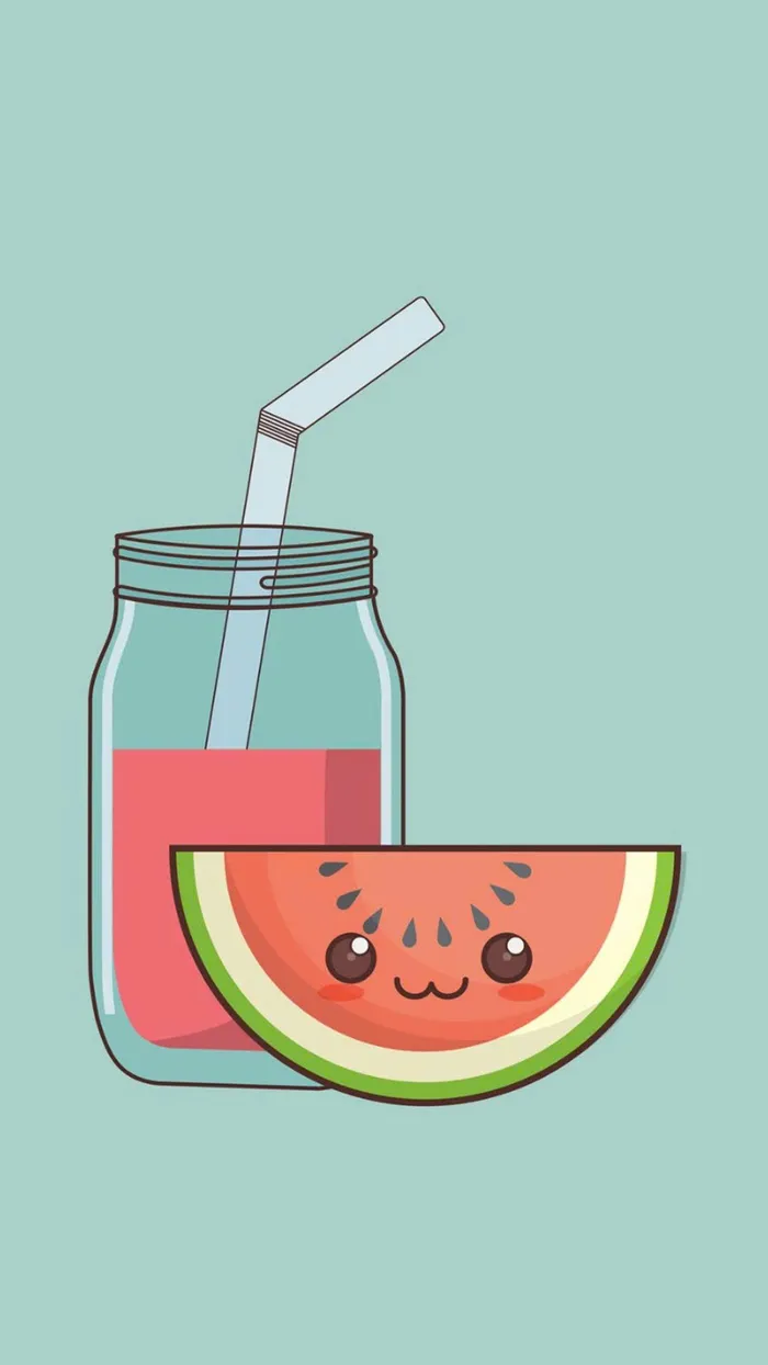 hình ảnh dưa hấu cute