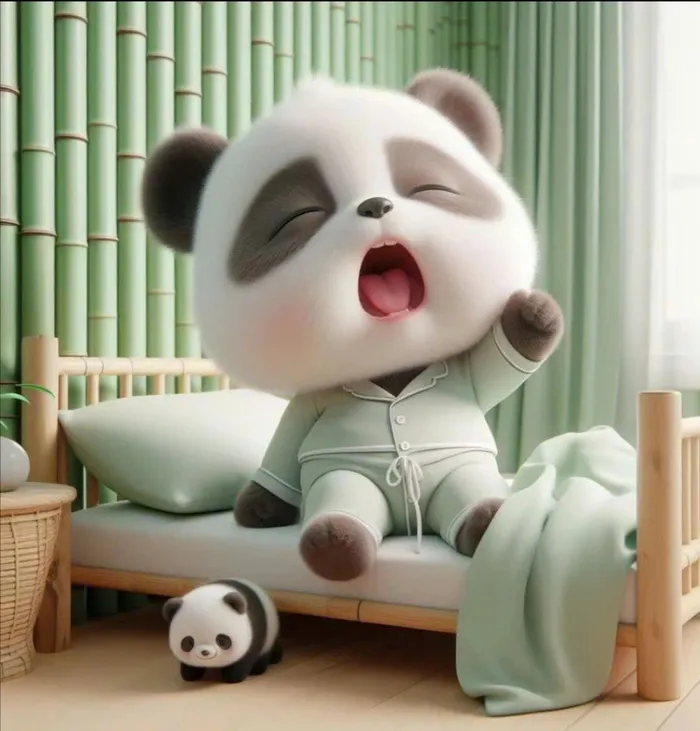 hình ảnh gấu trúc 3d