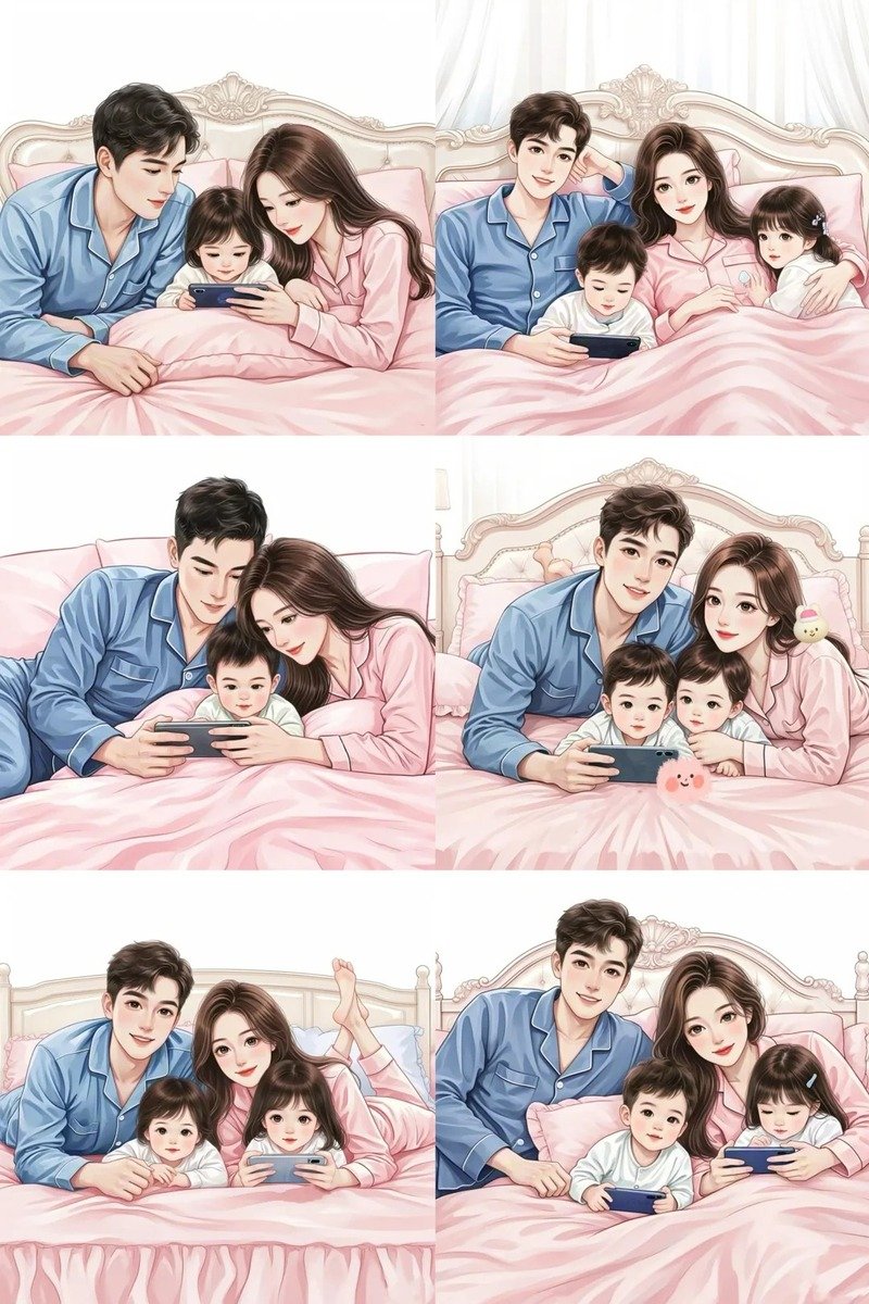 hình ảnh gia đình ai