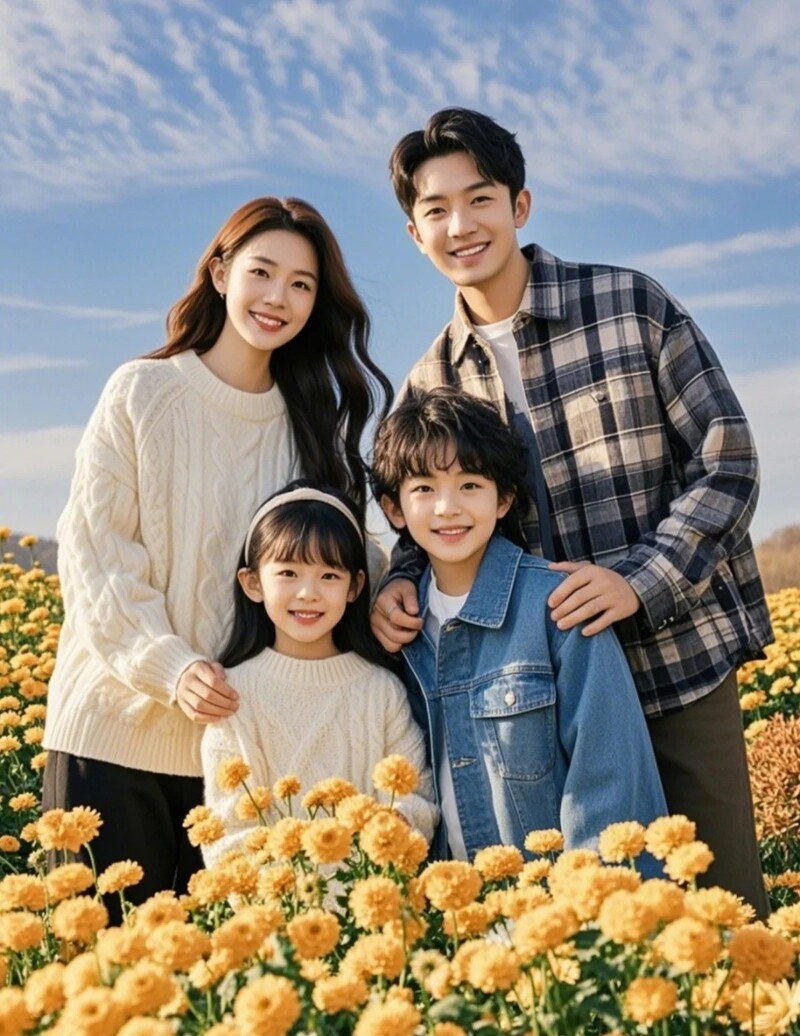 hình ảnh gia đình cute