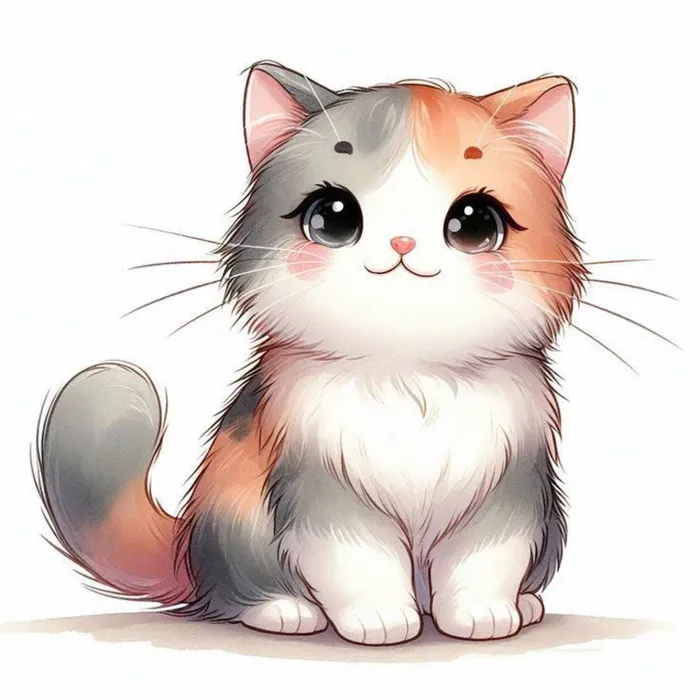 hình ảnh mèo cute anime