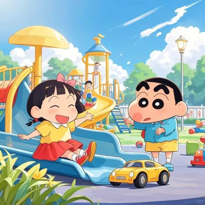 hình ảnh shin và các bạn