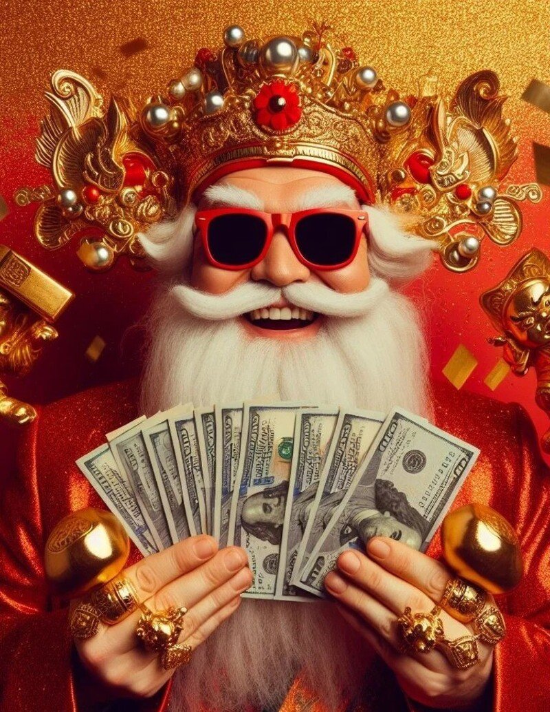 hình ảnh thần may mắn