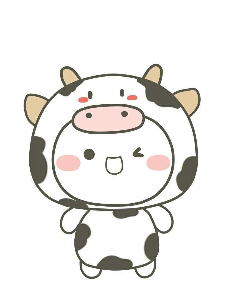 hình con bò sữa