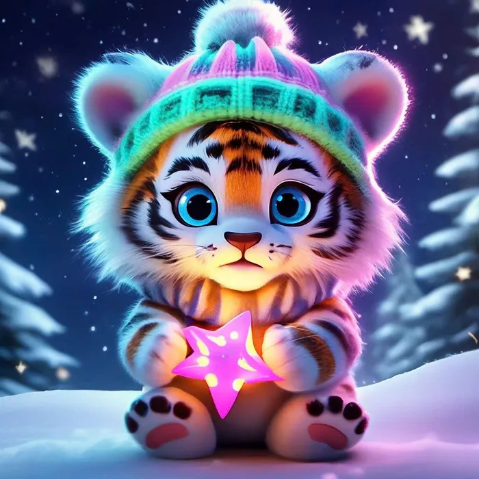 hình con hổ dễ thương