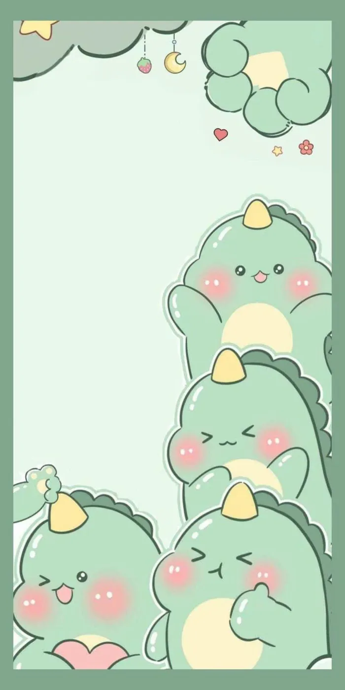 hình cute khủng long