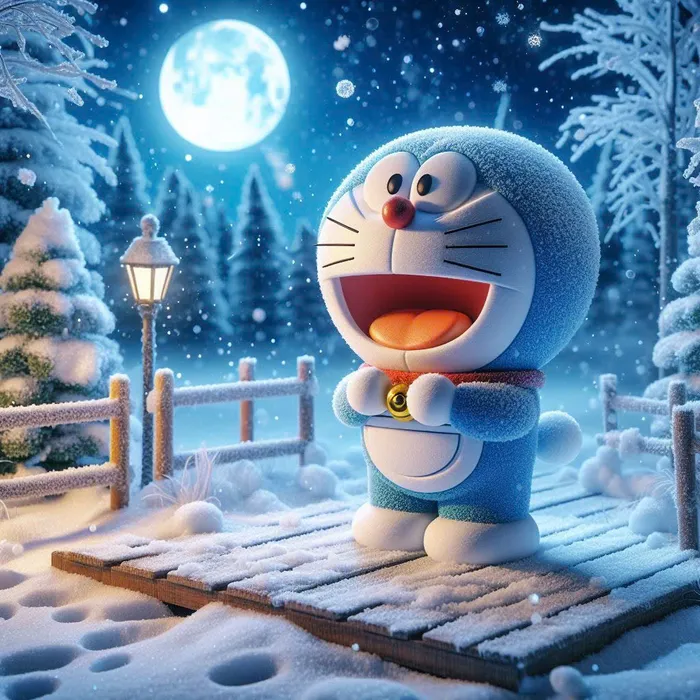 hình doraemon ngầu