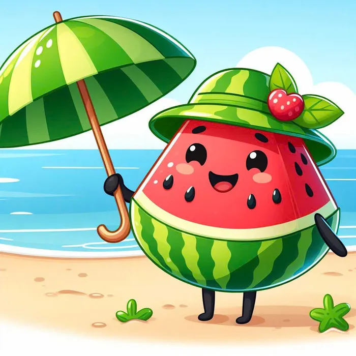 hình dưa hấu cute