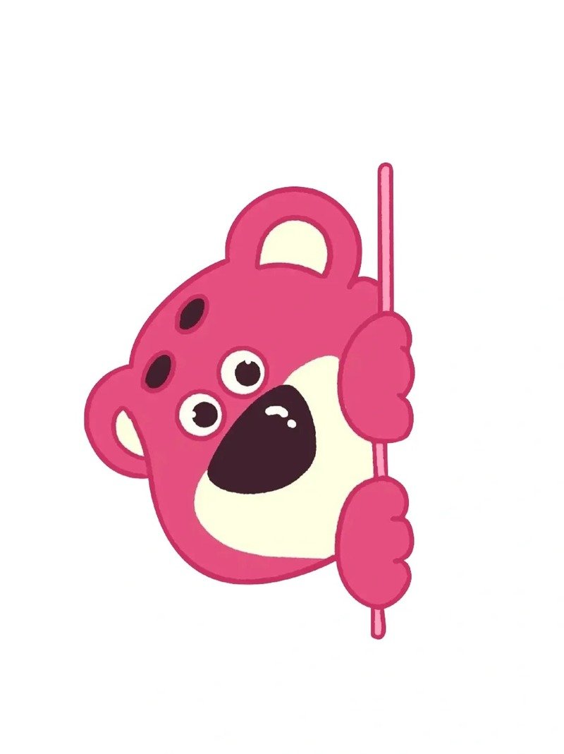 hình gấu dâu cute