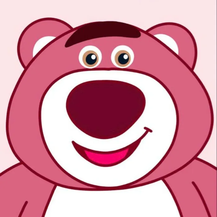 hình gấu dâu cute