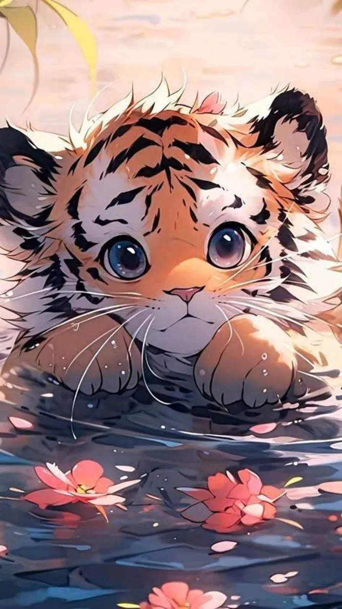 hình hổ dễ thương