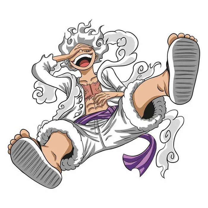 hình luffy gear 5 ngầu