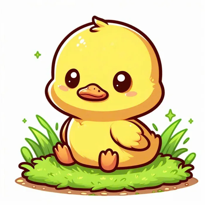 hình nền avatar vịt cute
