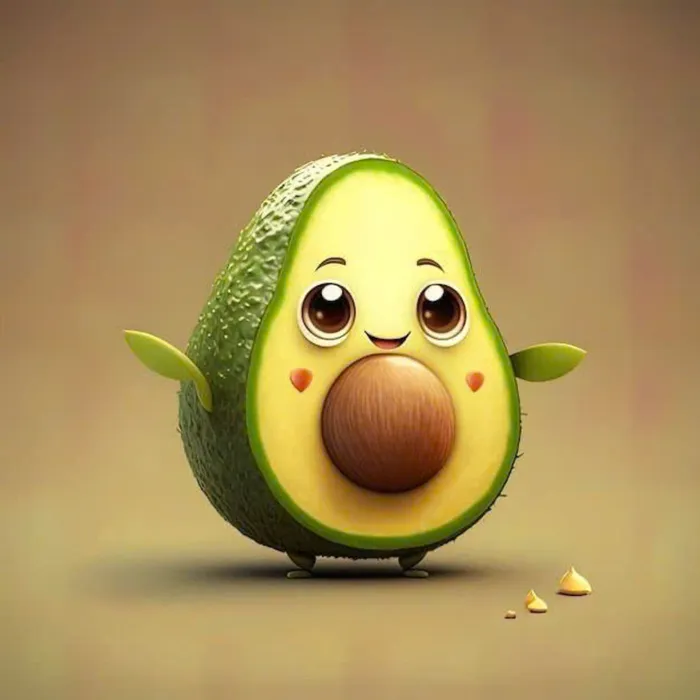 hình nền bơ cute