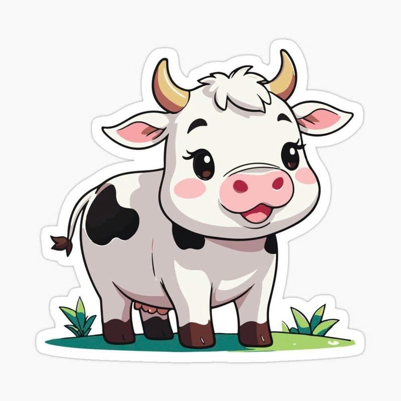 hình nền bò sữa cute