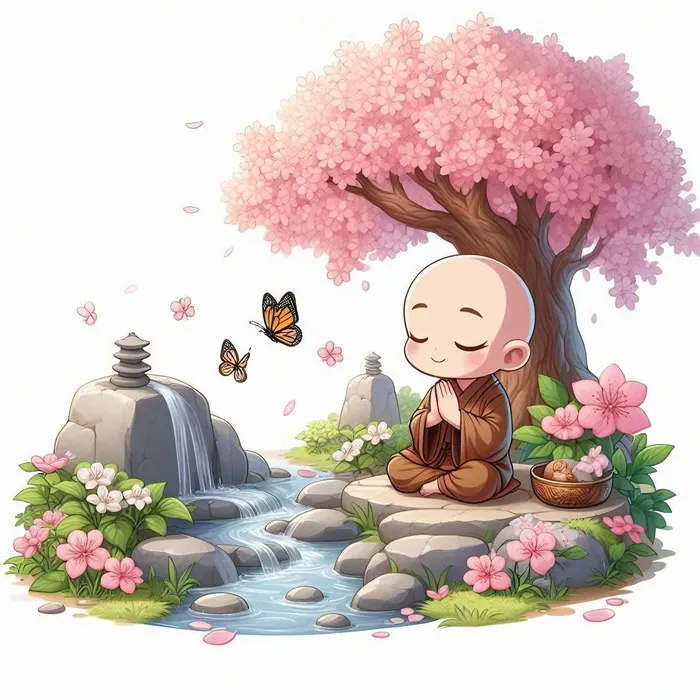 hình nền chú tiểu đẹp