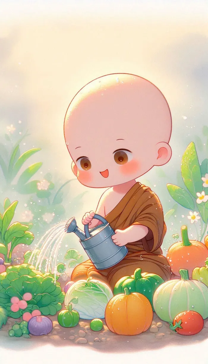 hình nền chú tiểu