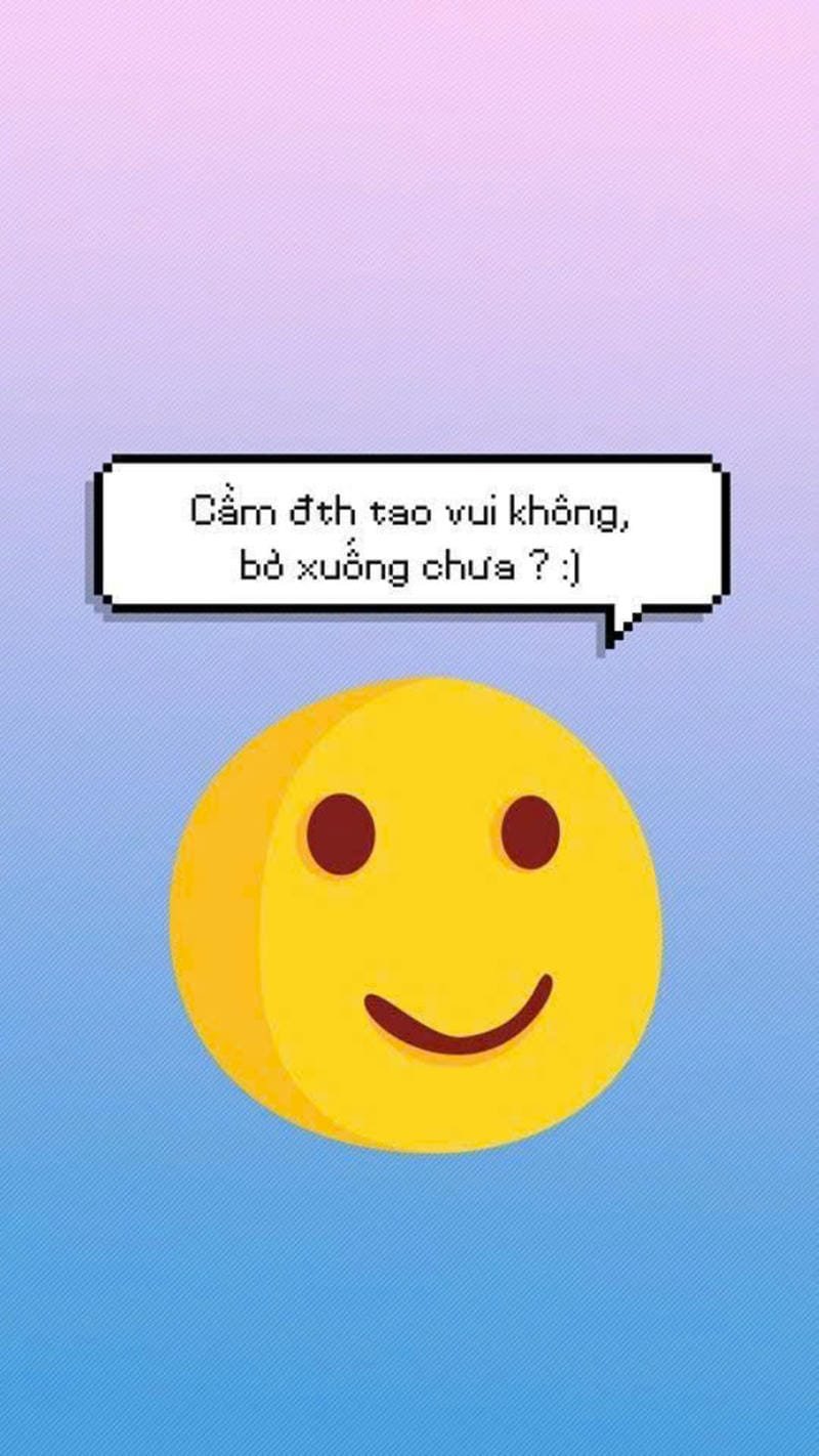 hình nền có chữ bỏ điện thoại tao xuống
