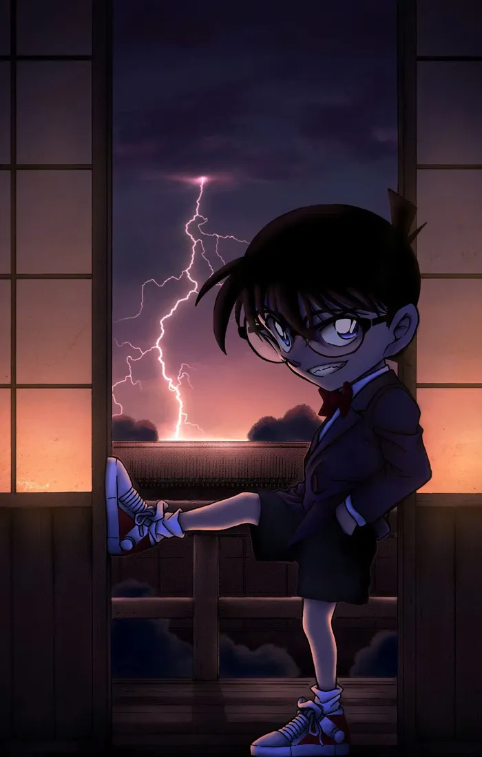 hình nền conan ngầu