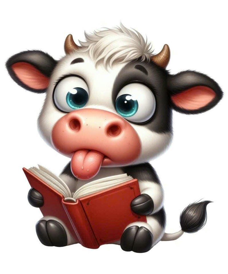 hình nền cute bò sữa