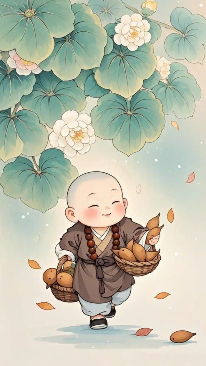 hình nền điện thoại chú tiểu