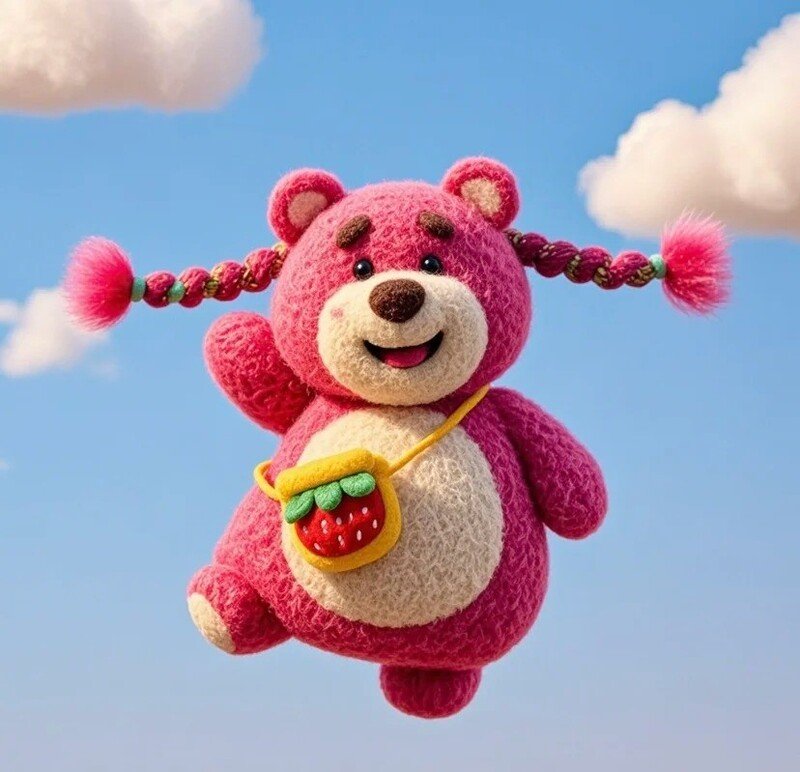 hình nền điện thoại hình gấu dâu