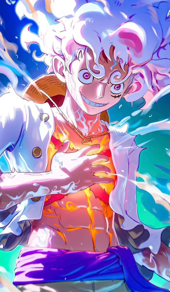 hình nền điện thoại luffy gear 5