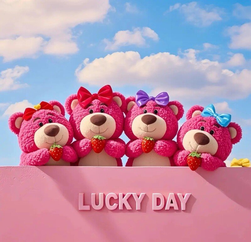 hình nền gấu hồng lotso