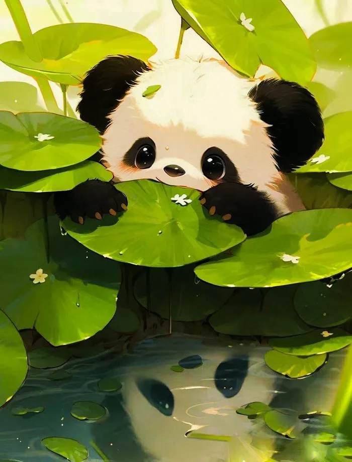 hình nền gấu nâu cute