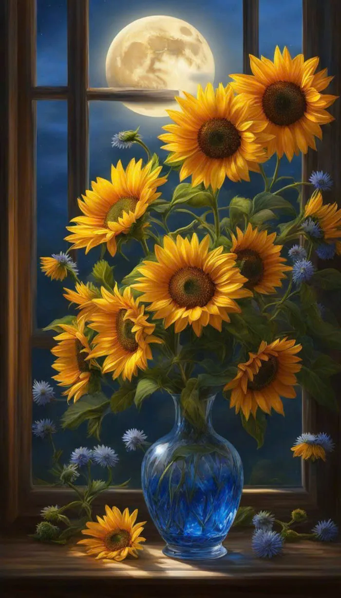 hình nền hoa hướng dương 4k