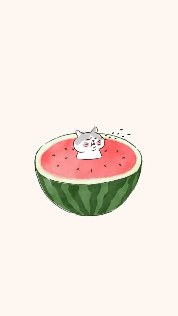 hình nền hoa quả cute