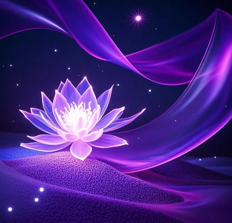 hình nền hoa sen tím