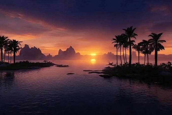 hình nền hoàng hôn