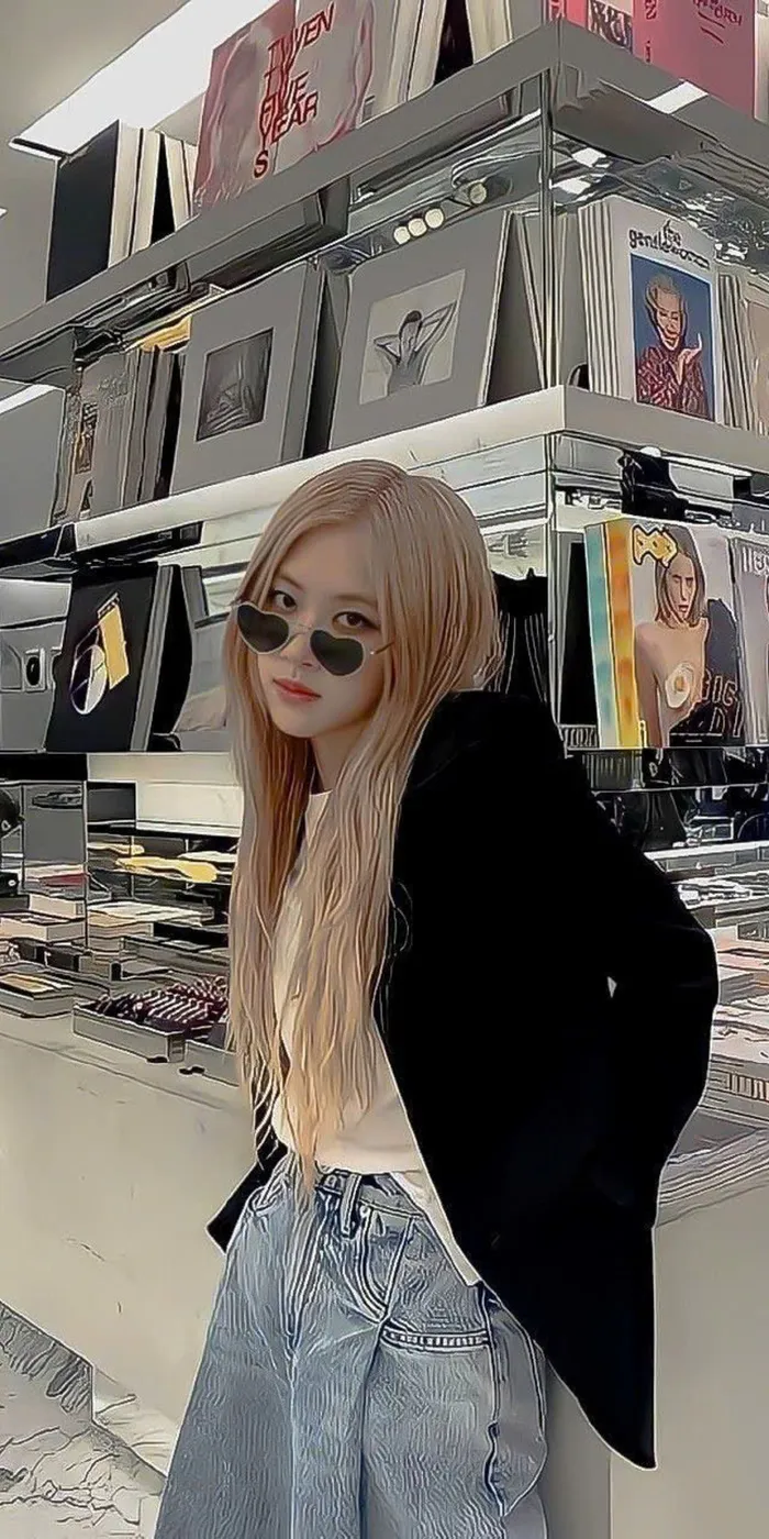 hình nền máy tính rose blackpink