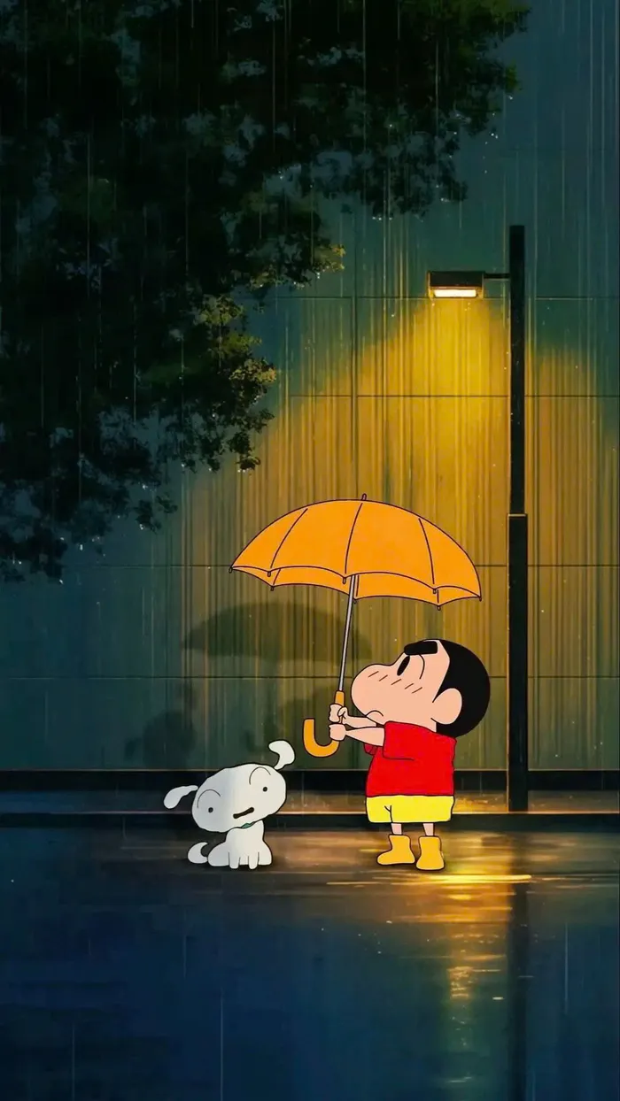 hình nền shin cute