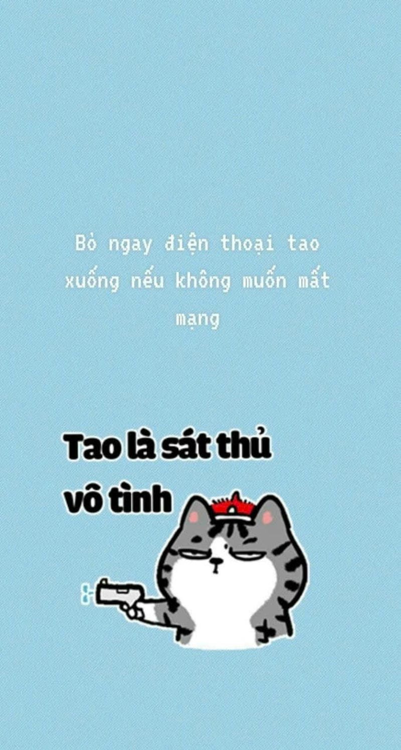 iphone hình nền bỏ điện thoại tao xuống