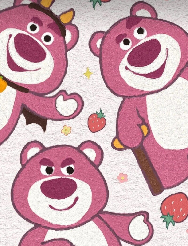 lotso hình nền gấu dâu