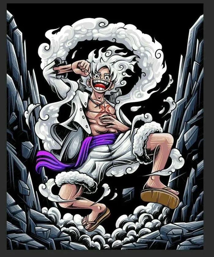 luffy gear 5 nika ngầu