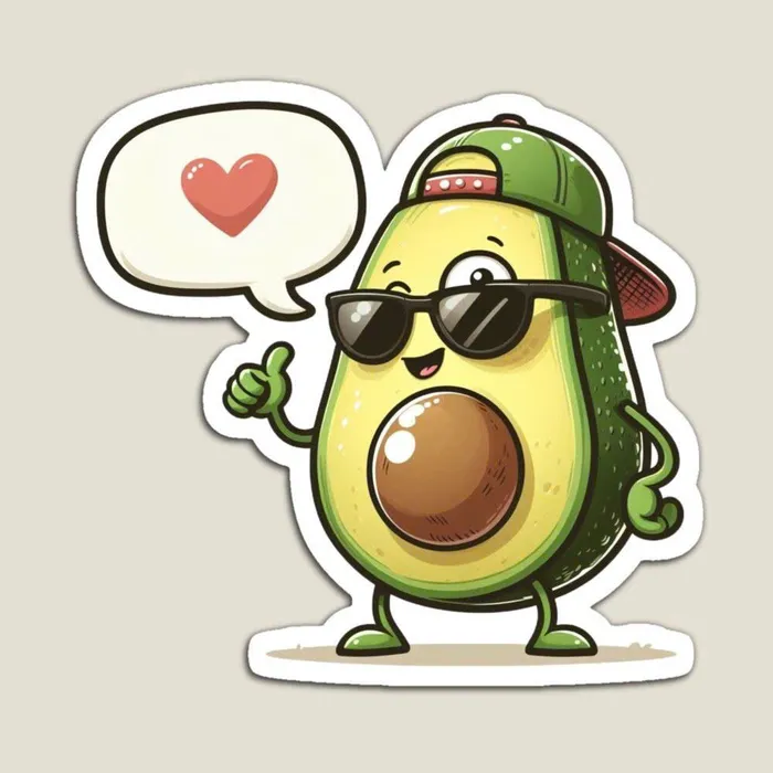 quả bơ cute