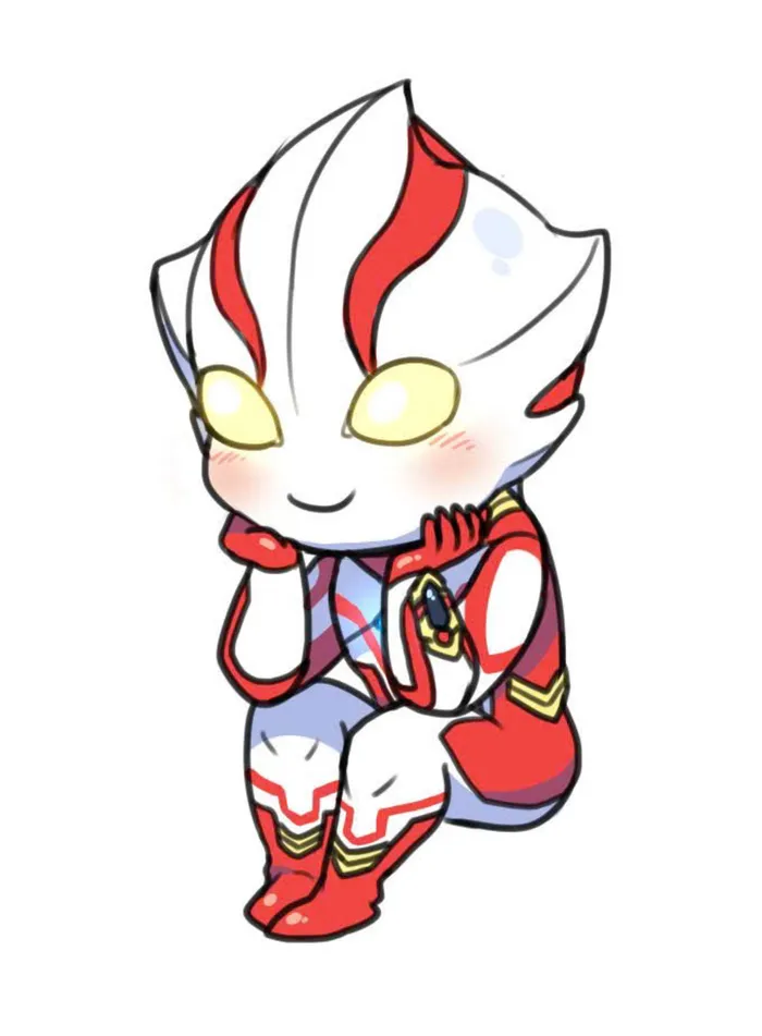 siêu nhân chibi dễ thương